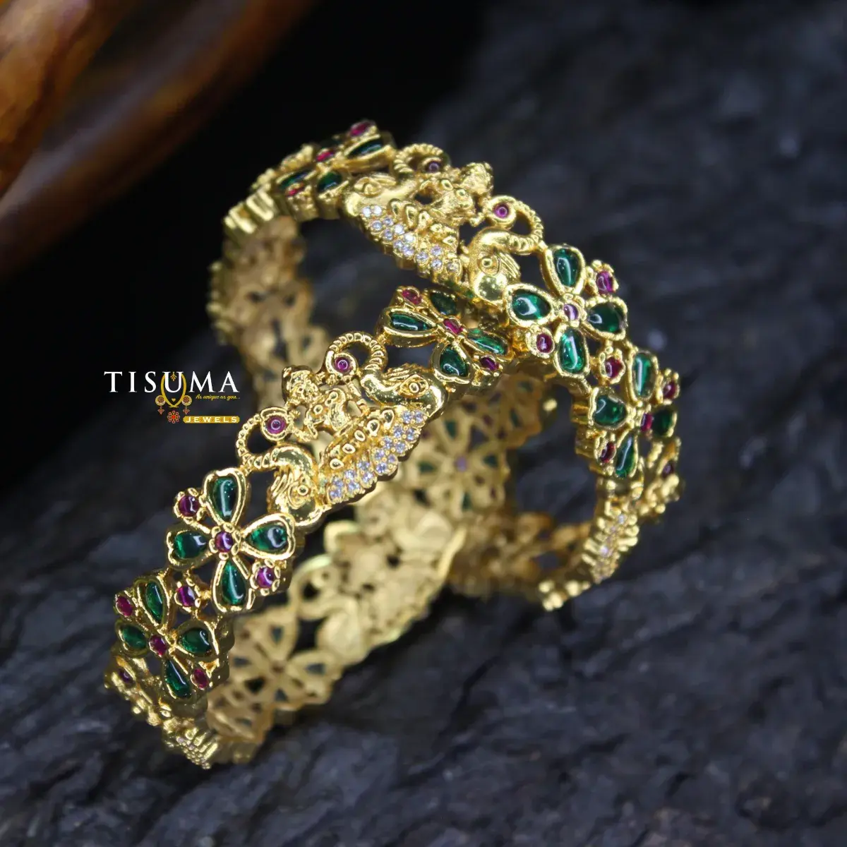 Ganesha Openwork Bangles